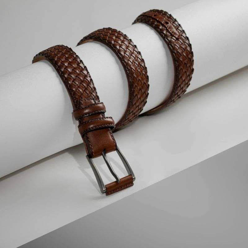Braided Leather Belt