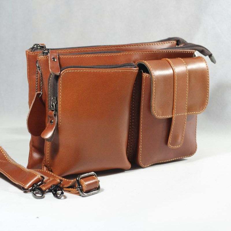 Brown Messenger Bag
